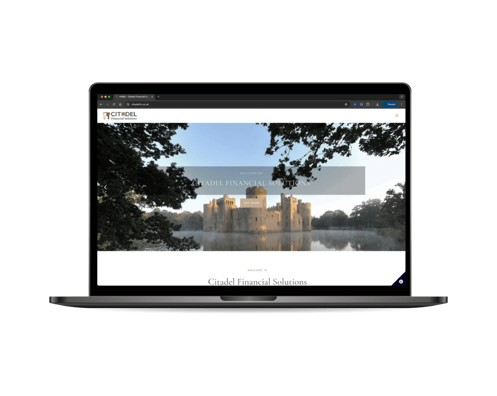 Citadel Financial Solutions website by Wildmoor Creative