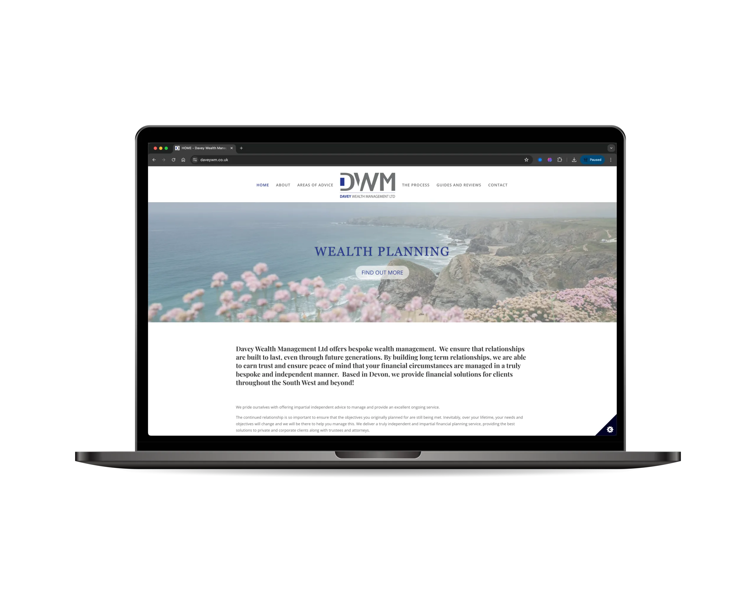 Davey Wealth Management website