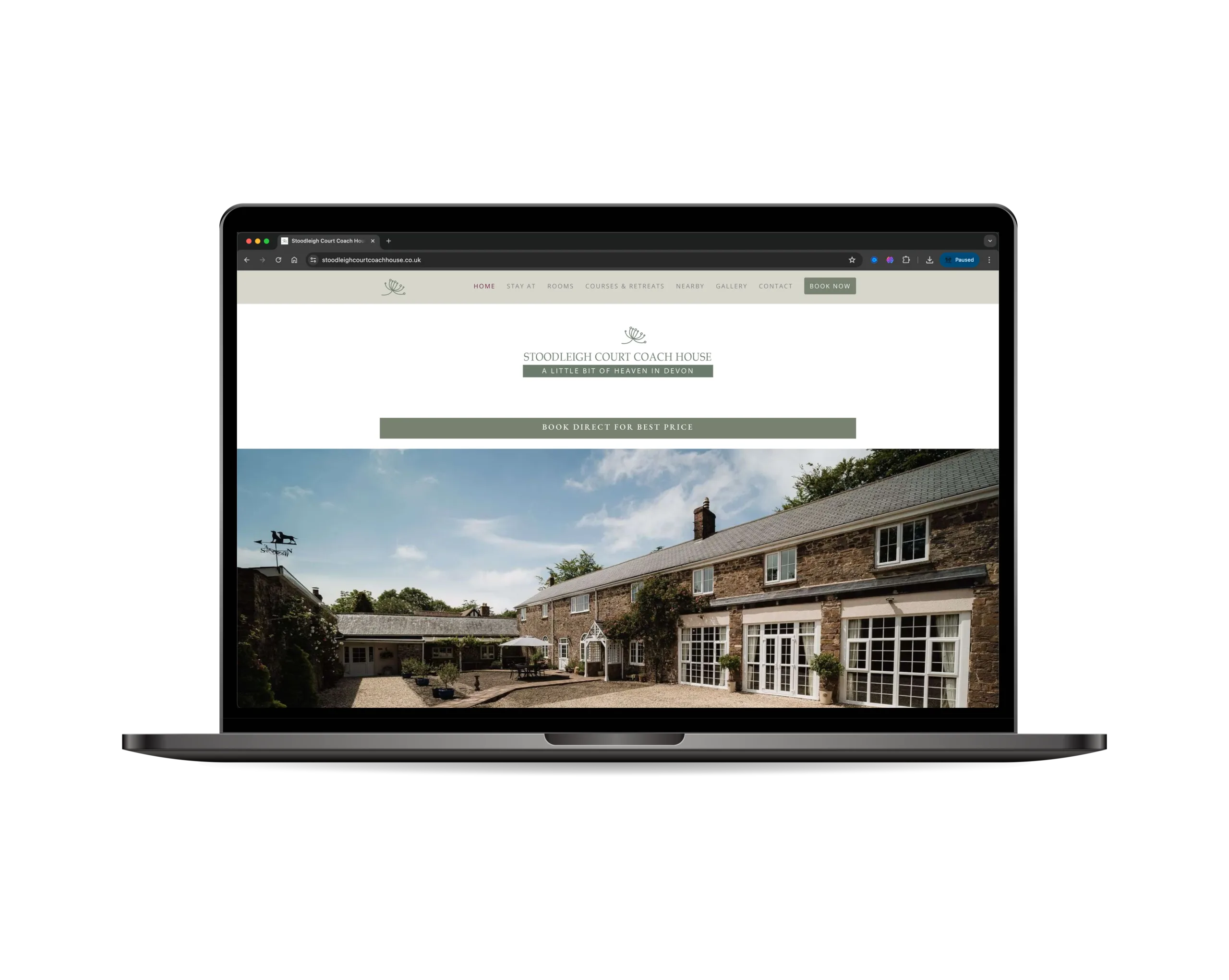 Stoodleigh Court Coach House website